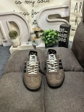 Adidas Samba Olive Brown Suede Lifestyle Sneakers 10
