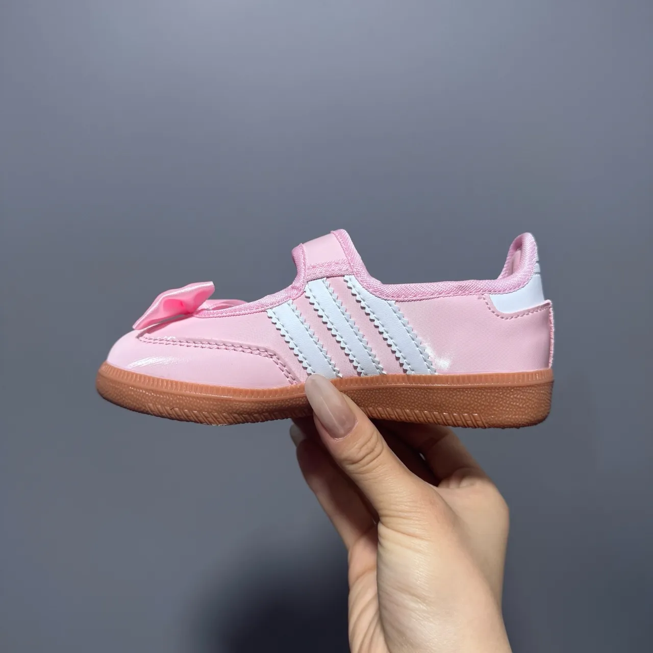 Adidas Samba Chaussures Mary Jane Rose Blanc Sans Lacets Velcro Strap 6