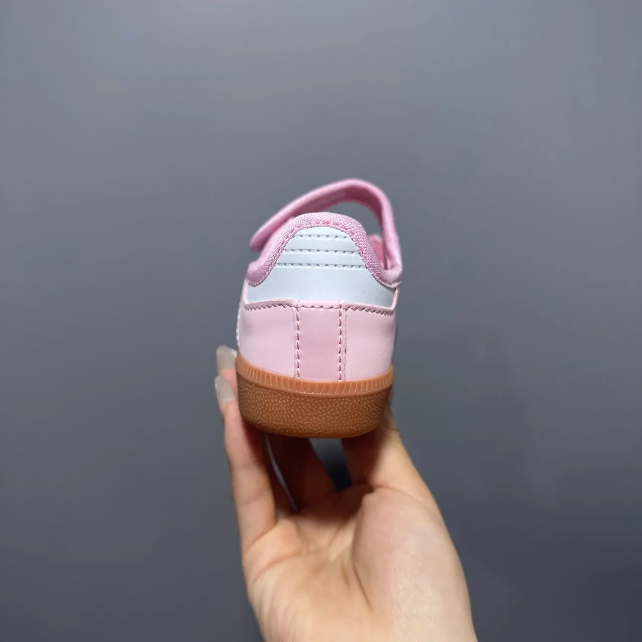 Adidas Samba Chaussures Mary Jane Rose Blanc Sans Lacets Velcro Strap 10