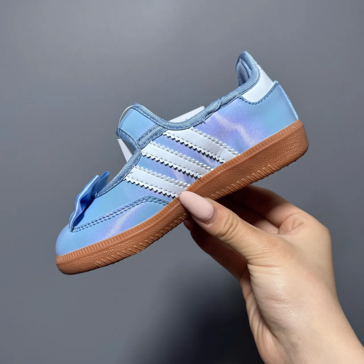 Adidas Samba Chaussures Mary Jane Rose Blanc Sans Lacets Velcro Strap 24