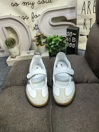 Adidas Samba sneakers lifestyle blanc et gris argent 10