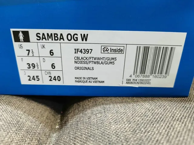 Adidas Samba White and Tan Lifestyle Sneakers 12