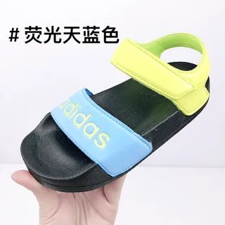 Adidas Sandale Slide Rose Gris Enfants Sandales Casual 5