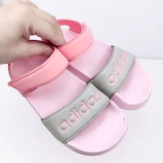 Adidas Sandale Slide Rose Gris Enfants Sandales Casual 16