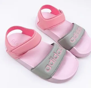 Adidas Sandale Slide Rose Gris Enfants Sandales Casual 17