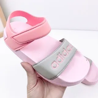 Adidas Sandale Slide Rose Gris Enfants Sandales Casual 20