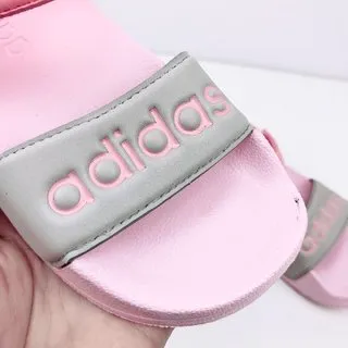 Adidas Sandale Slide Rose Gris Enfants Sandales Casual 23