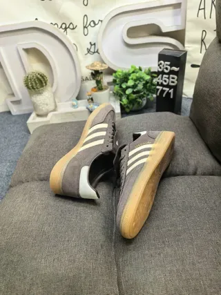 Adidas Spezial Brown Suede and Cream Lifestyle Sneakers 6