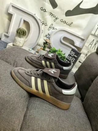 Adidas Spezial Brown Suede and Cream Lifestyle Sneakers 7