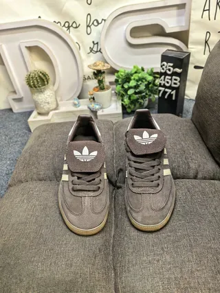 Adidas Spezial Brown Suede and Cream Lifestyle Sneakers 10