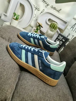 Adidas Spezial Leopard-Print Suede Lifestyle Sneakers 17