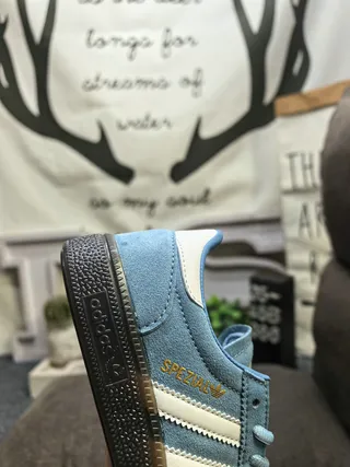 Adidas Spezial Light Blue Suede Lifestyle Sneakers 3