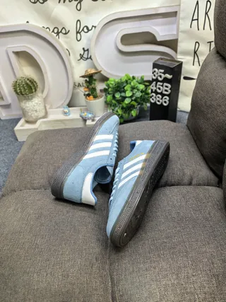 Adidas Spezial Light Blue Suede Lifestyle Sneakers 6