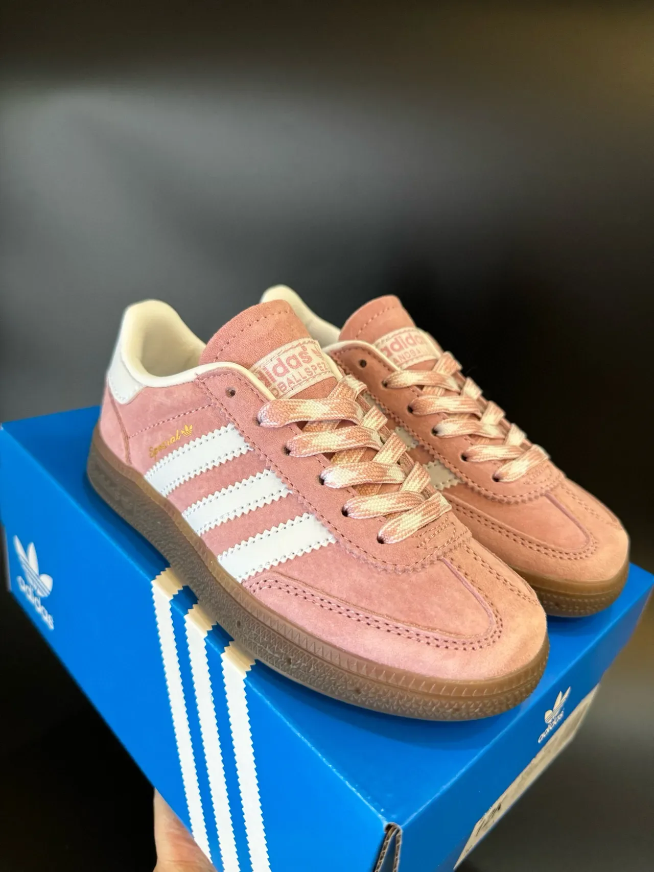 Adidas Spezial Light Blue Suede Lifestyle Sneakers 4