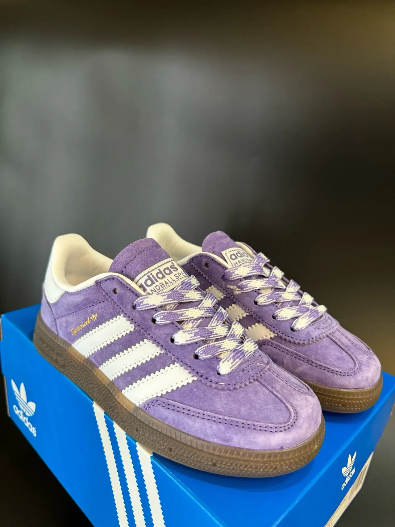 Adidas Spezial Light Blue Suede Lifestyle Sneakers 5