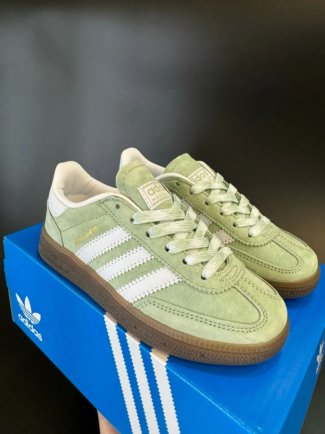 Adidas Spezial Light Blue Suede Lifestyle Sneakers 7
