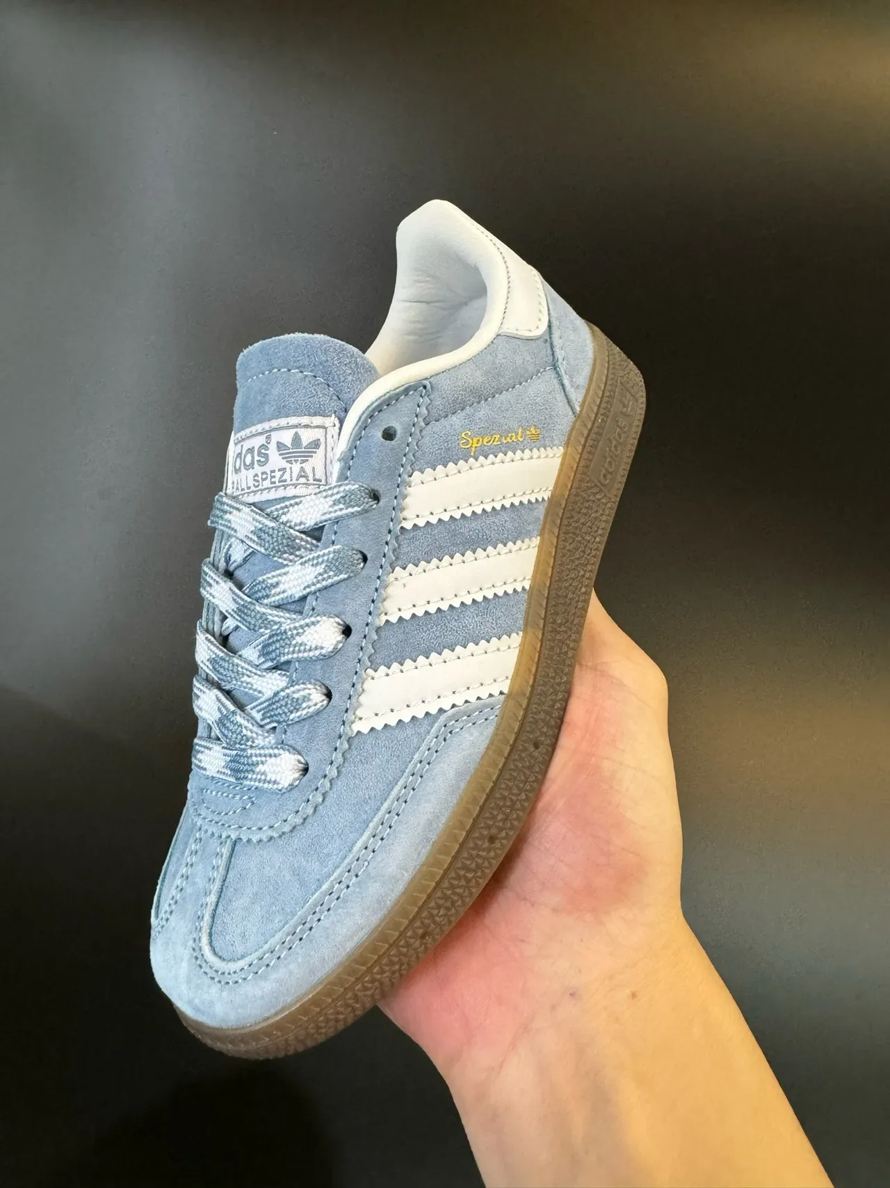 Adidas Spezial Light Blue Suede Lifestyle Sneakers 23