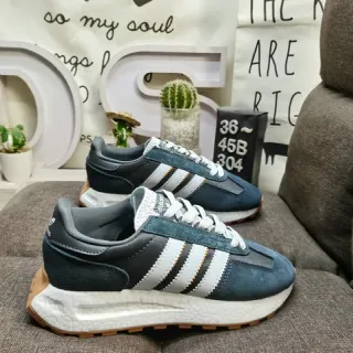 Adidas Spezial नेवी ग्रे व्हाइट स्ट्राइप्स लाइफस्टाइल स्नीकर्स