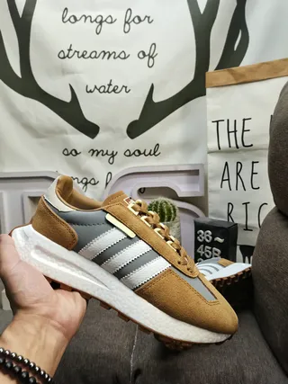 Adidas Spezial Navy Gray White Stripes Lifestyle Sneakers 5
