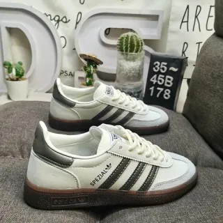 Adidas Spezial Off-White and Gray Lifestyle Sneakers