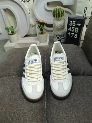 Adidas Spezial Off-White and Gray Lifestyle Sneakers 10