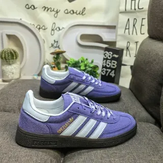 Adidas Spezial Purple Suede Lifestyle Sneakers