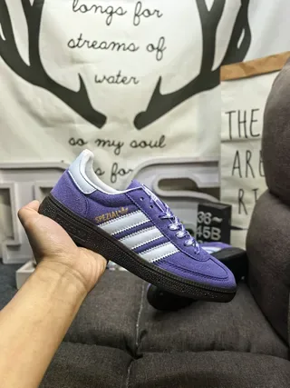 Adidas Spezial Purple Suede Lifestyle Sneakers 5