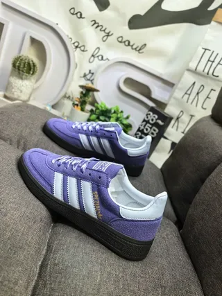 Adidas Spezial Purple Suede Lifestyle Sneakers 7