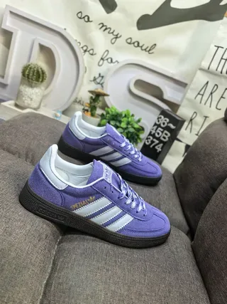Adidas Spezial Purple Suede Lifestyle Sneakers 9
