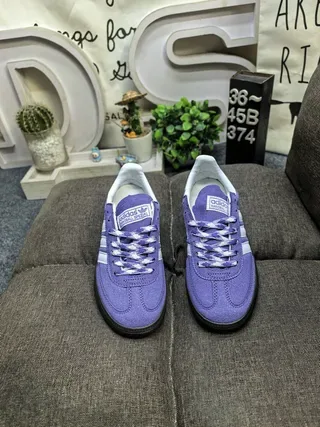 Adidas Spezial Purple Suede Lifestyle Sneakers 10