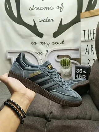 Adidas Spezial Slate Gray Suede Lifestyle Sneakers 5