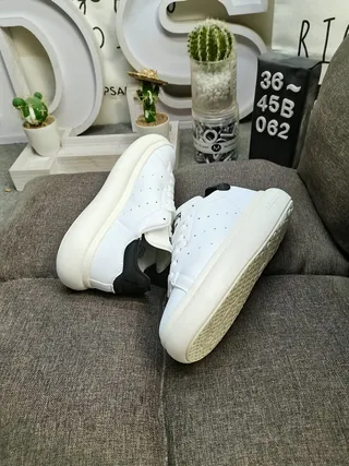 Adidas Stan Smith White and Black Lifestyle Sneakers 6