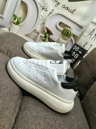 Adidas Stan Smith White and Black Lifestyle Sneakers 7
