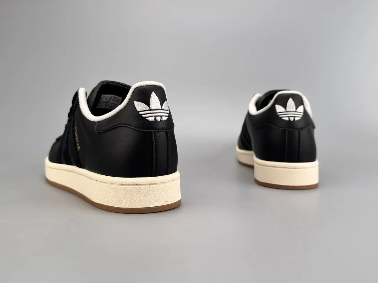 Adidas Superstar Black and Cream Lifestyle Sneakers 6