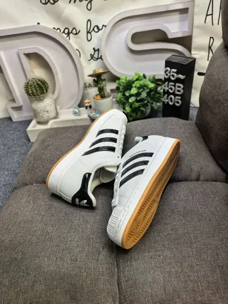 Adidas Superstar Black and White Lifestyle Sneakers 6