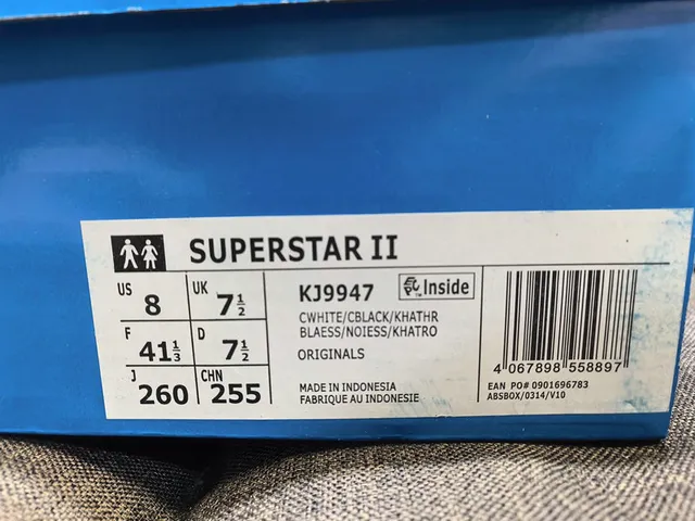 Adidas Superstar Black and White Lifestyle Sneakers 12