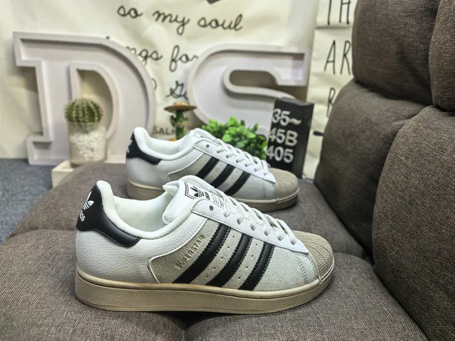 Adidas Superstar Black and White Lifestyle Sneakers 21