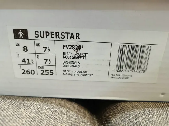 Adidas Superstar Black and White Lifestyle Sneakers 2