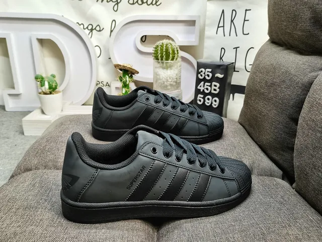 Adidas Superstar Black and White Lifestyle Sneakers 21
