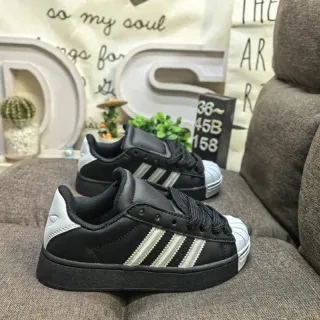 Adidas Superstar Black Silver Lifestyle Sneakers