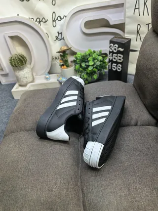 Adidas Superstar Black Silver Lifestyle Sneakers 6
