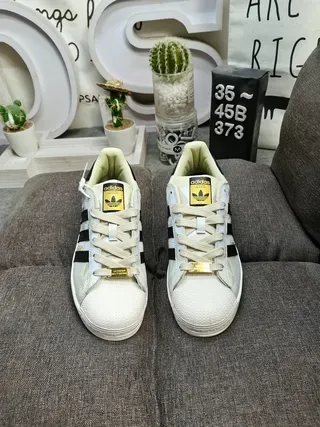 Adidas Superstar Camo-Print Off-White Lifestyle Sneakers 10