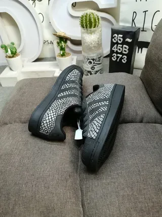 Adidas Superstar Camo-Print Off-White Lifestyle Sneakers 15