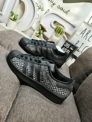 Adidas Superstar Camo-Print Off-White Lifestyle Sneakers 16