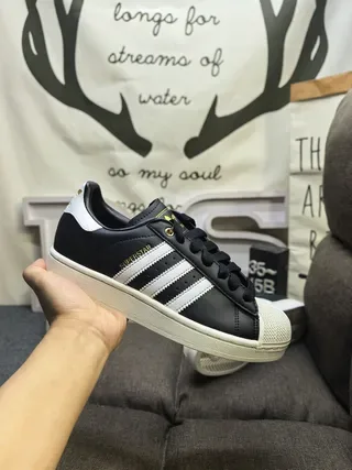 Adidas Superstar Coca-Cola Collaboration White Black Red Lifestyle Sneakers 5