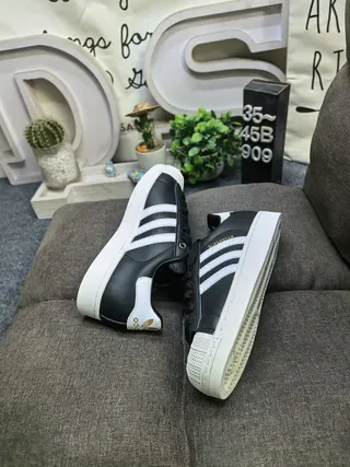 Adidas Superstar Coca-Cola Collaboration White Black Red Lifestyle Sneakers 6