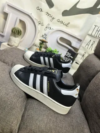 Adidas Superstar Coca-Cola Collaboration White Black Red Lifestyle Sneakers 7
