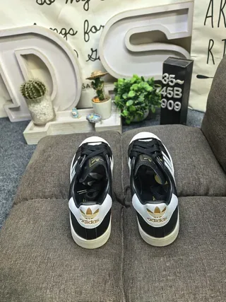 Adidas Superstar Coca-Cola Collaboration White Black Red Lifestyle Sneakers 8