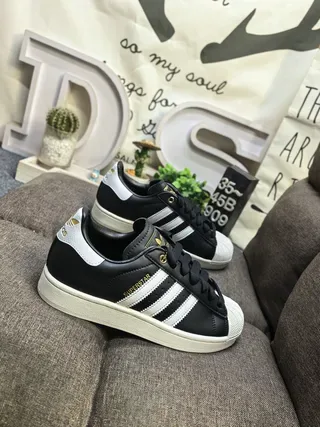 Adidas Superstar Coca-Cola Collaboration White Black Red Lifestyle Sneakers 9