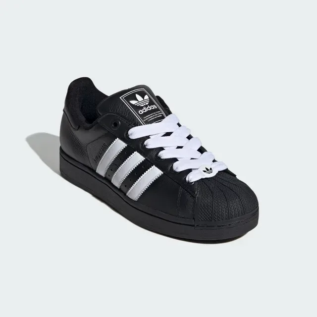 Adidas Superstar II Black and White Lifestyle Sneakers 9